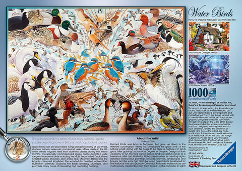 Ravensburger: Puzzle 1000 Waterbirds - RAVENSBURGER dėlionė - HOBI.LT 🇱🇹