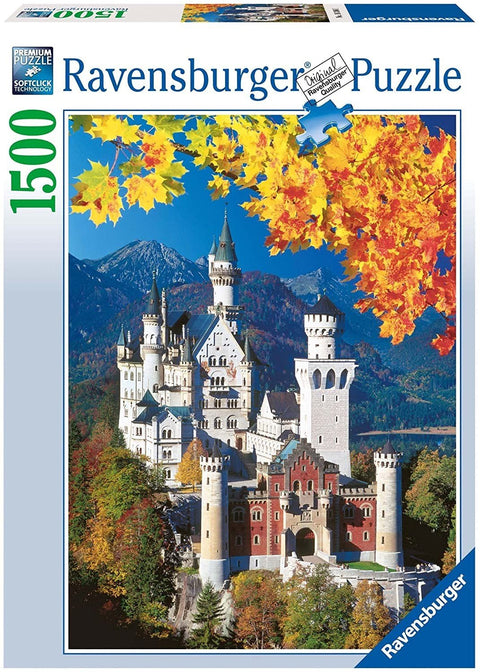 Ravensburger: Puzzle 1500 Ravensburger Neuschwanstein in Autumn - RAVENSBURGER dėlionė - HOBI.LT 🇱🇹