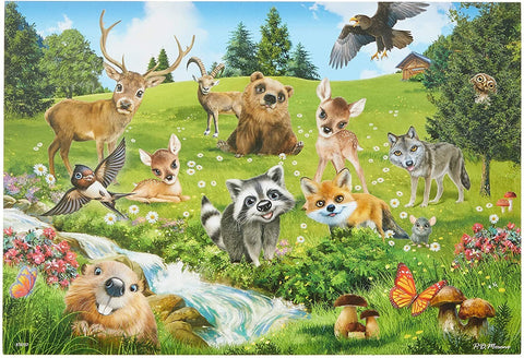 Ravensburger: Puzzle 2x24 Animal Friends - RAVENSBURGER dėlionė - HOBI.LT 🇱🇹