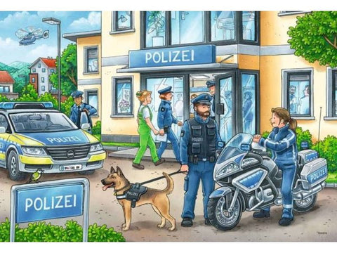 Ravensburger: Puzzle 2x24 Police at Work - RAVENSBURGER dėlionė - HOBI.LT 🇱🇹