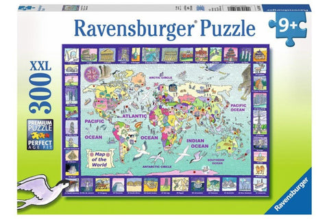 Ravensburger: Puzzle 300 Looking at the World - RAVENSBURGER dėlionė - HOBI.LT 🇱🇹