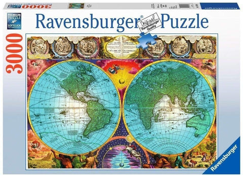 Ravensburger: Puzzle 3000 Antique Map - RAVENSBURGER dėlionė - HOBI.LT 🇱🇹