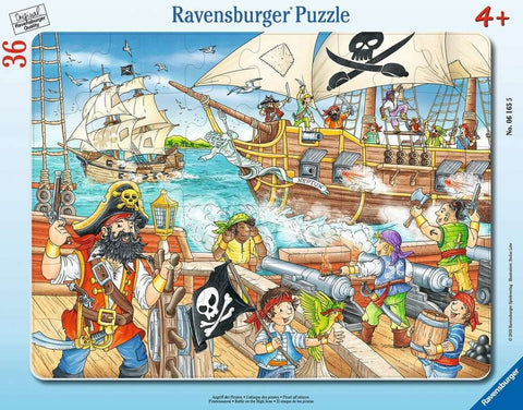 Ravensburger: Puzzle 36 Attack Of The Pirates - RAVENSBURGER dėlionė - HOBI.LT 🇱🇹