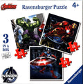 Ravensburger: Puzzle 3in1 Avengers - RAVENSBURGER dėlionė - HOBI.LT 🇱🇹