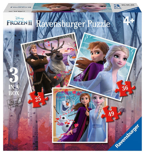 Ravensburger: Puzzle 3in1 Disney Frozen II - RAVENSBURGER dėlionė - HOBI.LT 🇱🇹