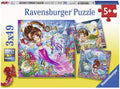 Ravensburger: Puzzle 3x49 Enchanting Mermaids - RAVENSBURGER dėlionė - HOBI.LT 🇱🇹