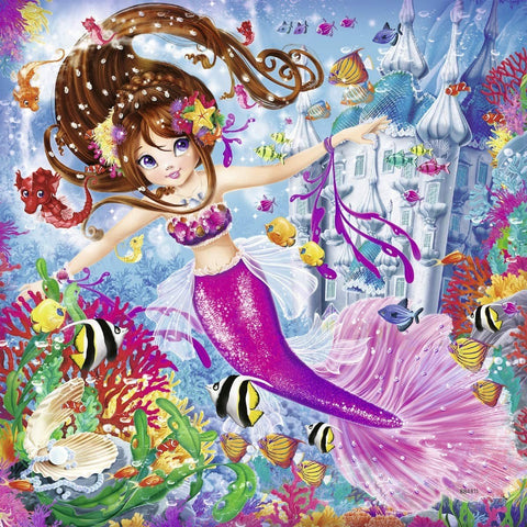 Ravensburger: Puzzle 3x49 Enchanting Mermaids - RAVENSBURGER dėlionė - HOBI.LT 🇱🇹