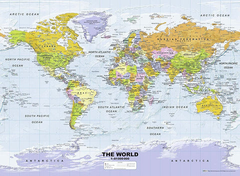 Ravensburger: Puzzle 500 World Map - RAVENSBURGER dėlionė - HOBI.LT 🇱🇹