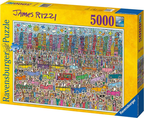 Ravensburger: Puzzle 5000 James Rizzi - RAVENSBURGER dėlionė - HOBI.LT 🇱🇹