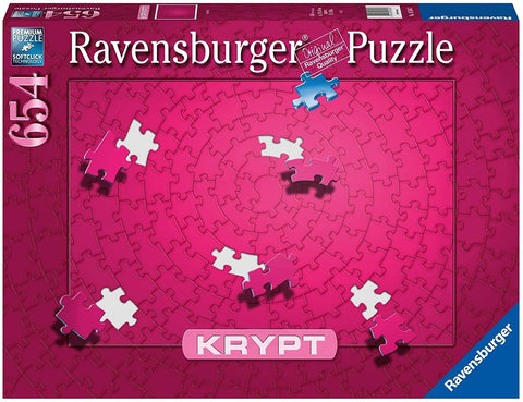 Ravensburger: Puzzle 654 Krypt Pink - RAVENSBURGER dėlionė - HOBI.LT 🇱🇹