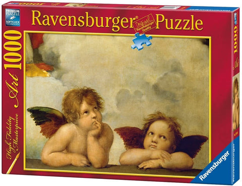 Ravensburger: Puzzle Art 1000 CHERUBINI (Raffaello) - RAVENSBURGER dėlionė - HOBI.LT 🇱🇹