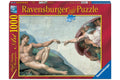 Ravensburger: Puzzle Art 1000 Michelangelo Creation Of Adam - RAVENSBURGER dėlionė - HOBI.LT 🇱🇹