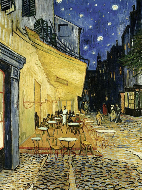 Ravensburger: Puzzle Art 1000 Van Gogh : Cafe terrace at night - RAVENSBURGER dėlionė - HOBI.LT 🇱🇹