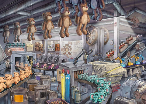 Ravensburger: Puzzle Escape 368 The Toy Factory - RAVENSBURGER dėlionė - HOBI.LT 🇱🇹