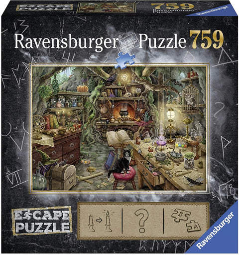 Ravensburger: Puzzle Escape 759 The Witches Kitchen - RAVENSBURGER dėlionė - HOBI.LT 🇱🇹