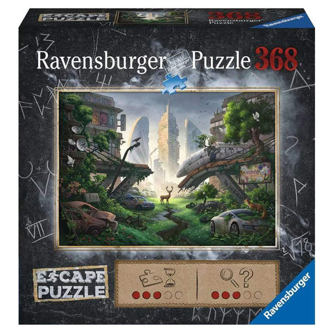Ravensburger Escape dėlionė-galvosūkis „Apleistas miestas“, 368 det.