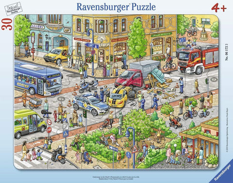 Ravensburger: Puzzle On the Go in the City - RAVENSBURGER dėlionė - HOBI.LT 🇱🇹