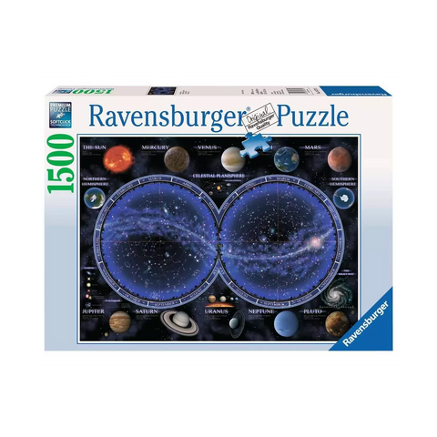 Ravensburger dėlionė „Dangaus žemėlapis“, 1500 det.