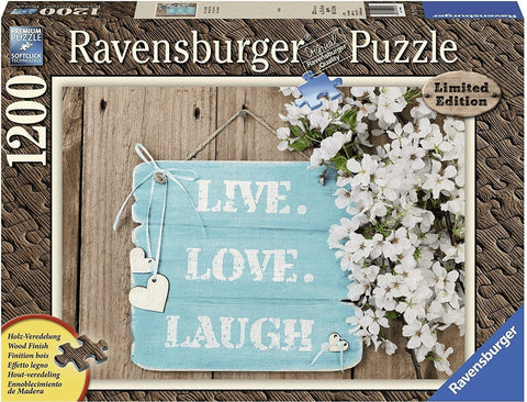 Ravensburger: Puzzle R 1200 Live. Love. Laugh. - RAVENSBURGER dėlionė - HOBI.LT 🇱🇹