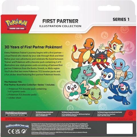 Pokémon First Partner Series 1 kolekcinė dėžutė su promo kortomis