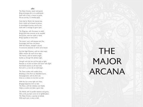 Destiny Books vitražinė taro kaladė 78 su anglišku vadovu