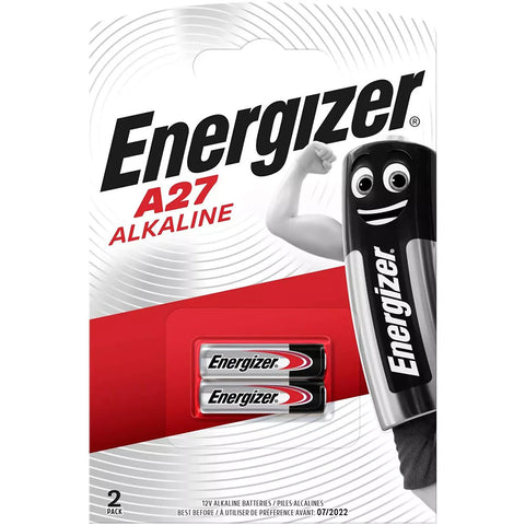 Energizer A27 12V šarminės baterijos nuotoliniams pulteliams, 2 vnt