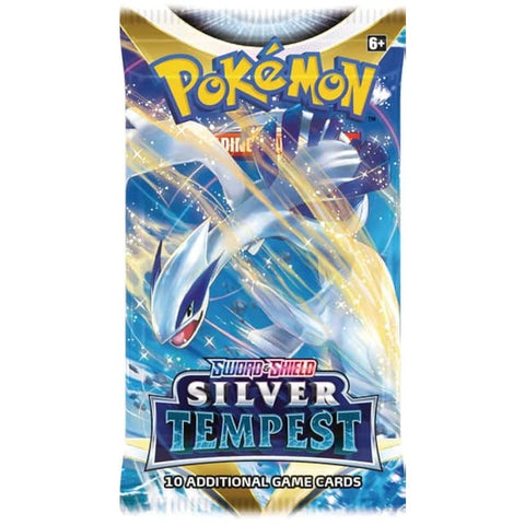 Pokémon TCG Silver Tempest papildymo pakelis (10 kortų) – Sword & Shield