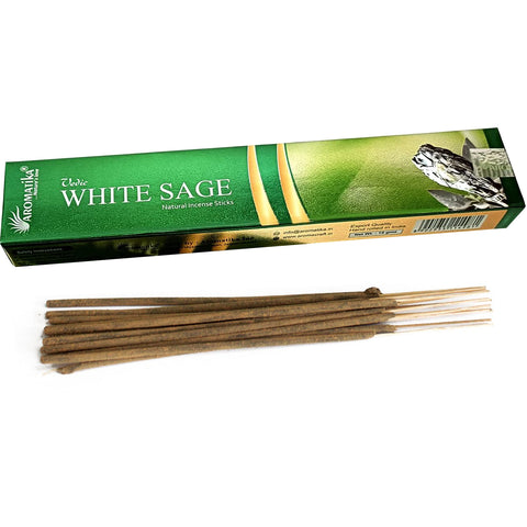 Vediški White Sage natūralūs smilkalai – meditacijai ir ramybei