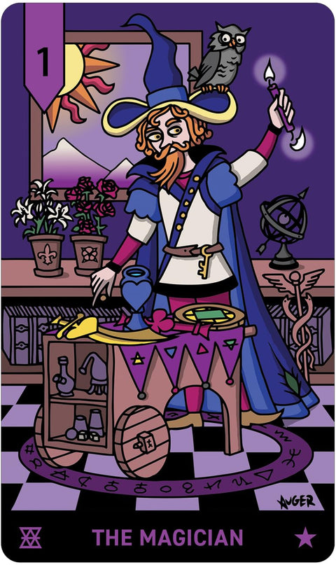 Allcento Tarot – 100 kortų kaladė su zodiaku, dorybėmis, gidu