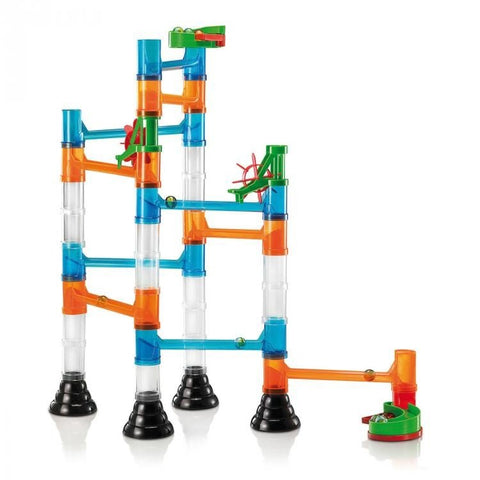 Quercetti: Quercetti Takelių sistema rutuliukui "Marble Run Transparent Basic" 6546 - HOBI.LT 🇱🇹