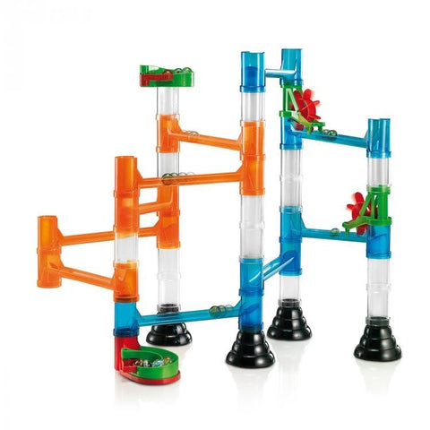 Quercetti: Quercetti Takelių sistema rutuliukui "Marble Run Transparent Basic" 6546 - HOBI.LT 🇱🇹