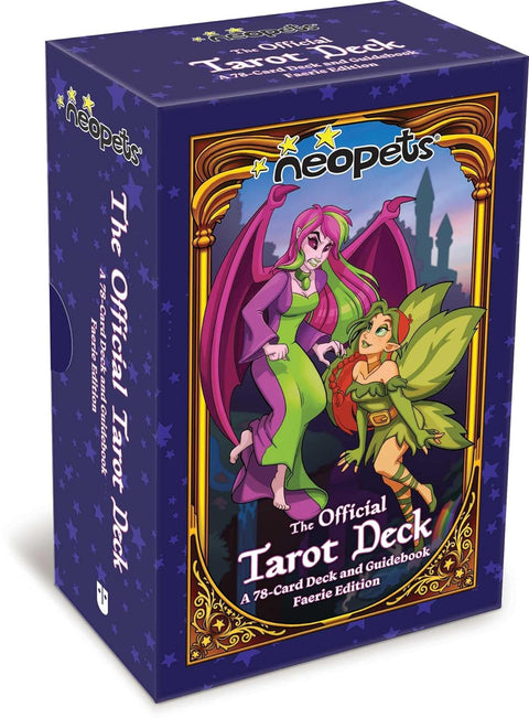 Neopets Faerieland taro kaladė – 78 kortų + iliustruotas gidas