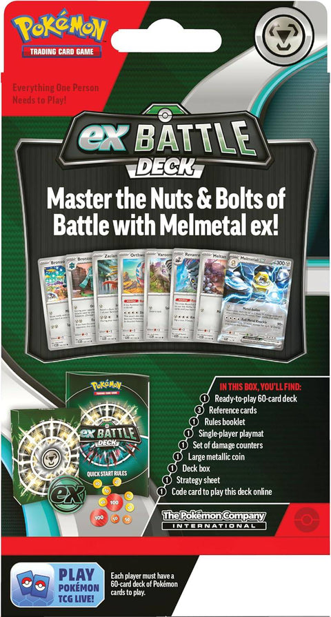 Pokémon TCG Melmetal ex Battle Deck – paruošta 60 kortų kaladė