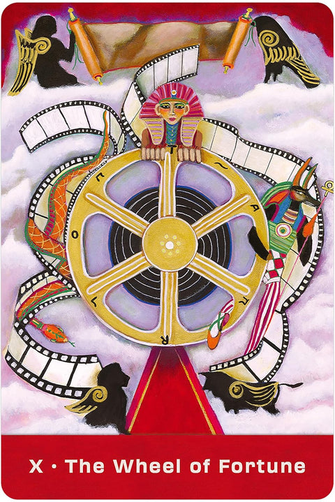 Tarot of H'Arts taro kortos – 79 kortų kaladė su auksiniais kraštais + gidas