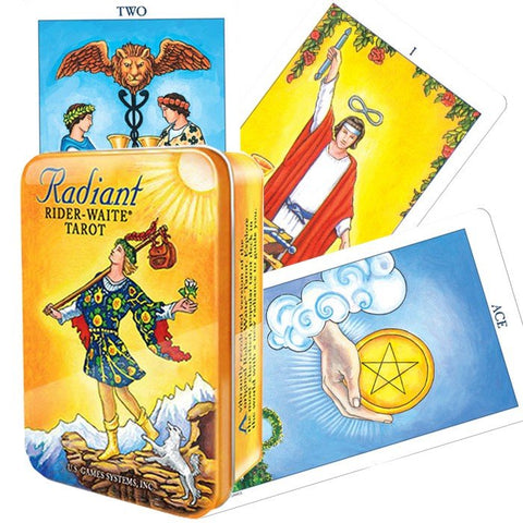 US Games Systems: Radiant Raider Waite Tarot kortos metalinėje dėžutėje - HOBI.LT 🇱🇹