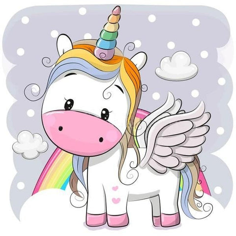 Crafting Spark: Rainbow Unicorn 20х20 Deimantinio Paveikslo komplektas Cs2703 - HOBI.LT 🇱🇹