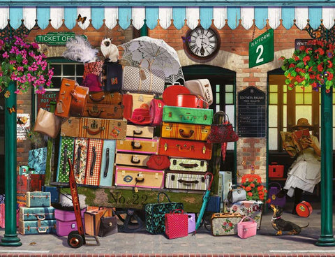 Ravensburger dėlionė „Kelionės bagažas“, 2000 det.