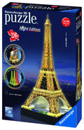 Ravensburger: Ravensburger dėlionė "3D Puzzle Eiffel Tower. Night Edition" - HOBI.LT 🇱🇹