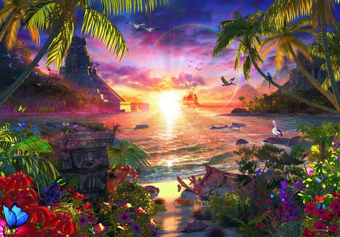 Ravensburger: Ravensburger dėlionė "Puzzle 18000 Paradise Sunset" - HOBI.LT 🇱🇹