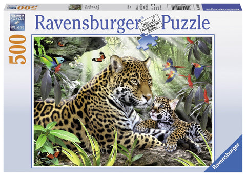 Ravensburger: Ravensburger dėlionė "Puzzle 500 Baby Jaguar" - HOBI.LT 🇱🇹