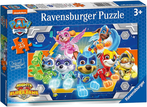 Ravensburger: Ravensburger Paw Patrol Mighty Pups 35 Piece Jigsaw Puzzle - RAVENSBURGER dėlionė - HOBI.LT 🇱🇹