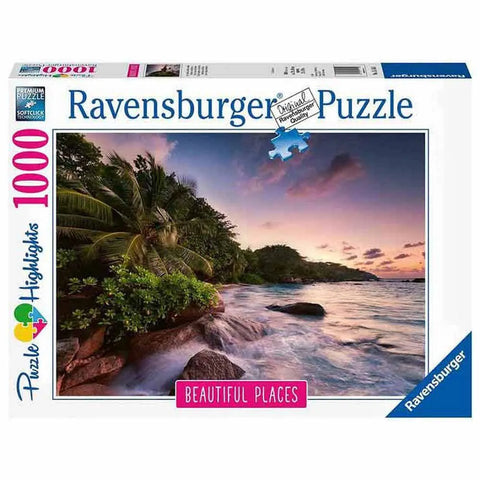 Ravensburger 1000 Puzzle Dėlionė: Praslin Island, Seychelle