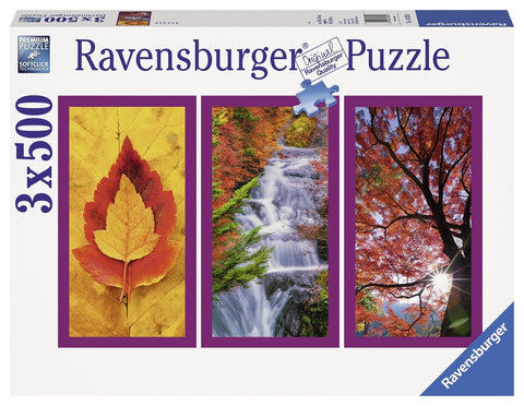 Ravensburger: Ravensburger trys dėlionės viename: "Puzzle 3X500 Nature Impressions" - HOBI.LT 🇱🇹