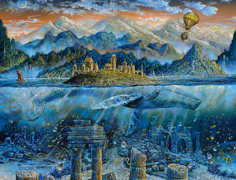 Ravensburger dėlionė „Išmintingasis banginis“, 2000 det.