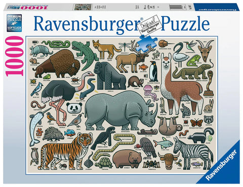 Ravensburger 1000 Puzzle Dėlionė: Your Wild Animal