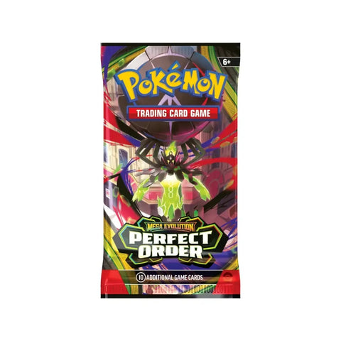 Pokemon Mega Evolution Perfect Order booster – retos TCG kortos (EN)