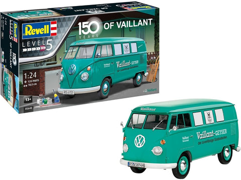 Revell Vaillant 150 m. Volkswagen T1 Bus dovanų rinkinys 1/24