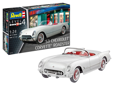 Revell 1953 Corvette Roadster 1/24 plastikinis surinkimo rinkinys