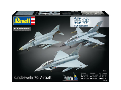 Revell Bundeswehr 70 metų naikintuvų dovanų rinkinys 1/72