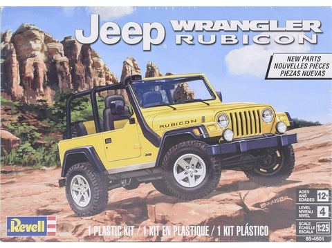 Revell Jeep Wrangler Rubicon 1:25 surenkamas plastikinis modelis